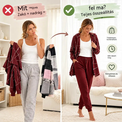 【S-3XL】💃 💖 Új, 2026-os otthoni viselet-szett – egyszerű és elegáns.