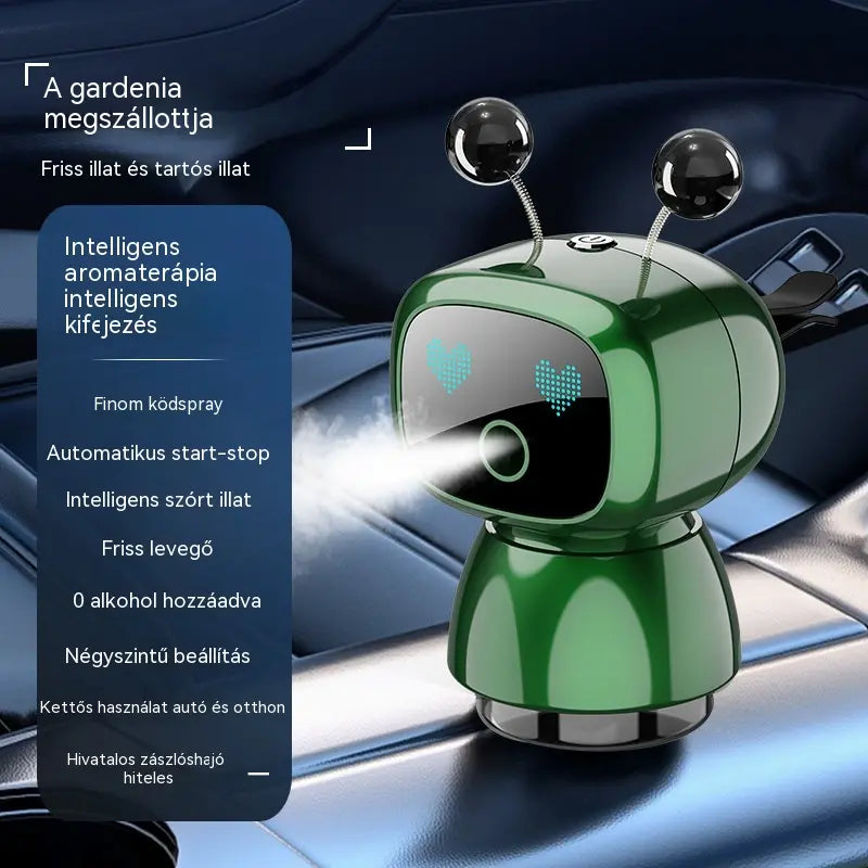 🚗【Hivatalos tanúsítvány】✅2026 Új autóillatosító dísz, Az autóval együtt indul és áll le, Intelligens szagsemlegesítés