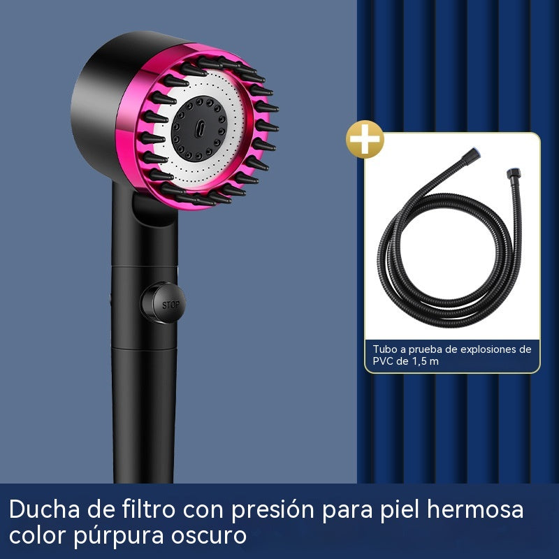 🚿🔥Cabezal de ducha de alta presión y masaje 6 en 1