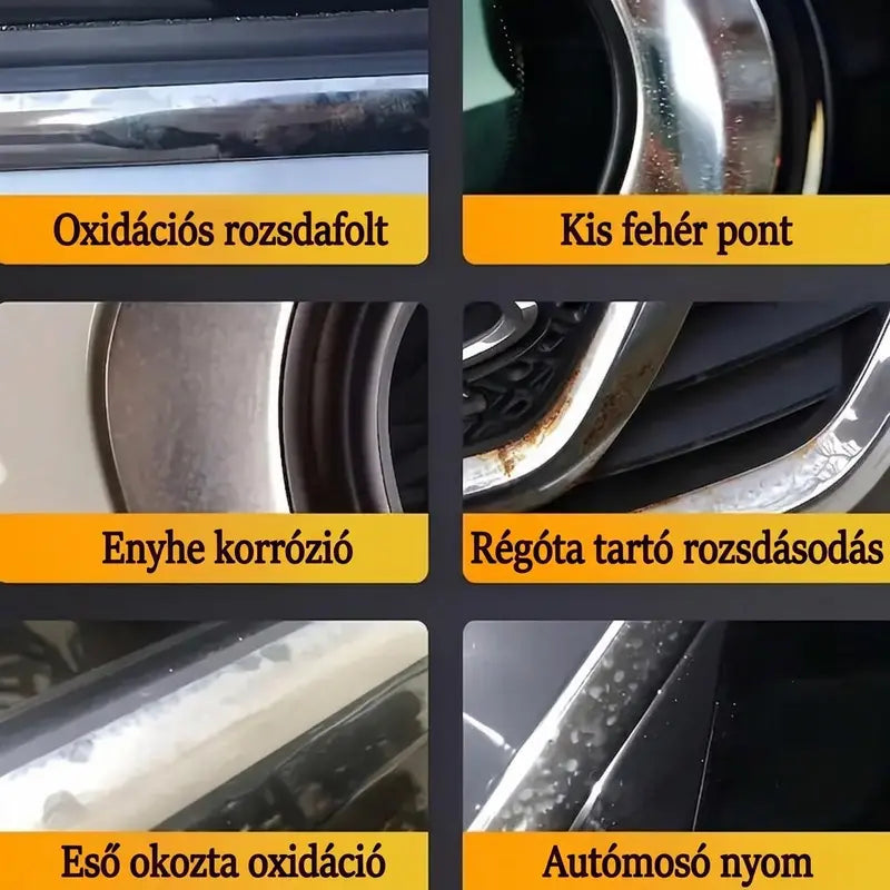 🚗✨Nagy szilárdságú krómozó és polírozó paszta autóipari krómozáshoz, amely eltávolítja a rozsdát és védi a bevonatot.