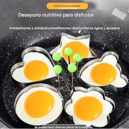 🍳【5 darabos készlet】 Akciós ár - Rozsdamentes acél tojásforma