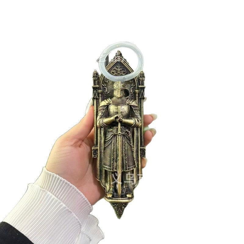 🛡️ Középkori vár lovag falikar, meleg fényű hangulatos falilámpa⚔️✨