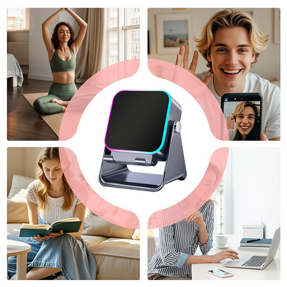 🔥📢 50% ΕΚΠΤΩΣΗ! Ηχείο Bluetooth 5 σε 1 με ασύρματη φόρτιση και ρυθμιζόμενη βάση τηλεφώνου 🎶⚡