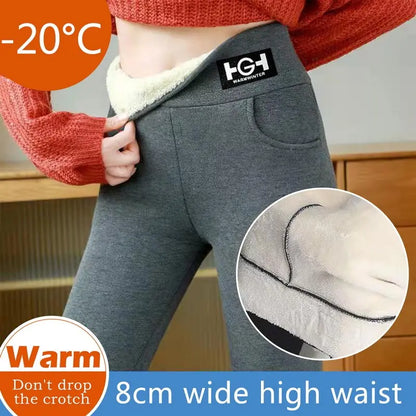 🌈🌟【M-3XL】Svrchní oblečení z ovčí vlny s tlustým sametem, legíny z rakouského sametu na podzim a zimu