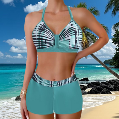 🏖️👙【S-5XL】🌴 Kupaći kostim s printom, savršen za odmor na plaži - brzo se suši, udoban je i prozračan ✨