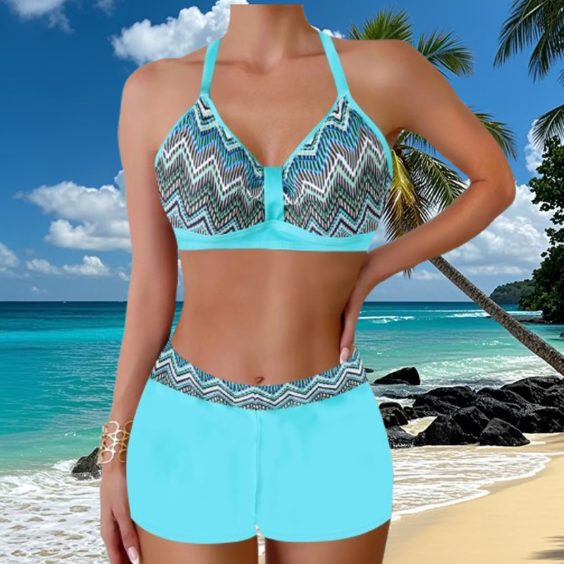 🏖️👙【S-5XL】🌴 Kupaći kostim s printom, savršen za odmor na plaži - brzo se suši, udoban je i prozračan ✨
