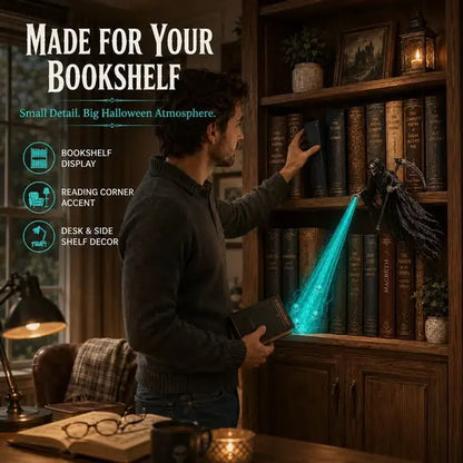 🎃🔥 3D angyalos dekoratív LED világítás | Fantázia megvilágított könyvespolc dekoráció