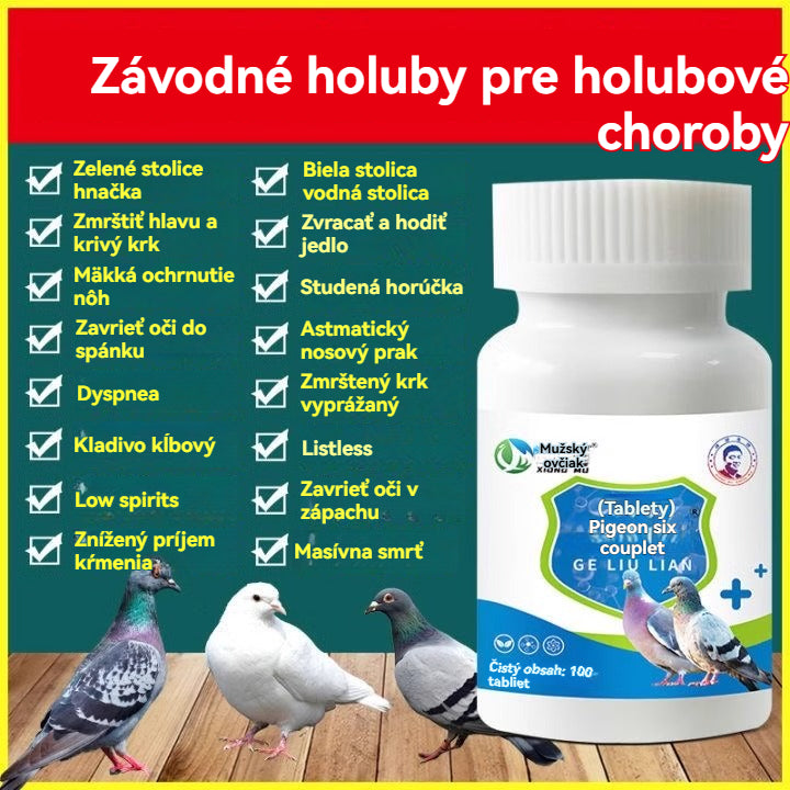 🕊️Holuby majú mäkkú stolicu, vodnatú a zelenú stolicu, antivirotikum na mor a prechladnutie