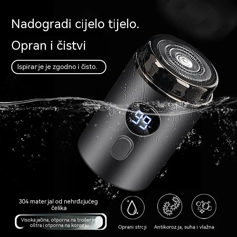 🔥Vrhunska ponuda: 50% POPUSTA🔥Moćan mini električni brijač za muškarce s digitalnim zaslonom