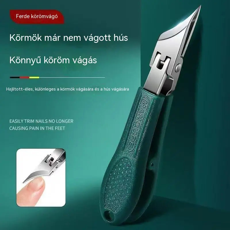 🙌【3 darabos készlet】✂️💅 Új ultravékony ferde körömvágó olló, otthoni körömápolási eszközök