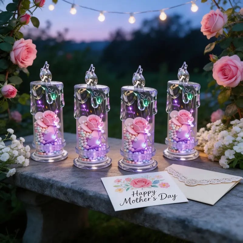 🌹Realistické ružové sviečky – LED ruže na batérie, bez dymu na bytové dekorácie, svadby, večierky a darčeky ✨