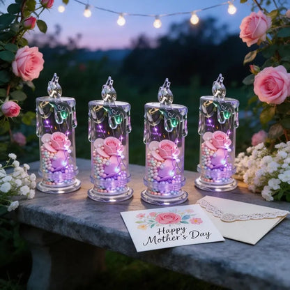 🌹Realistické ružové sviečky – LED ruže na batérie, bez dymu na bytové dekorácie, svadby, večierky a darčeky ✨