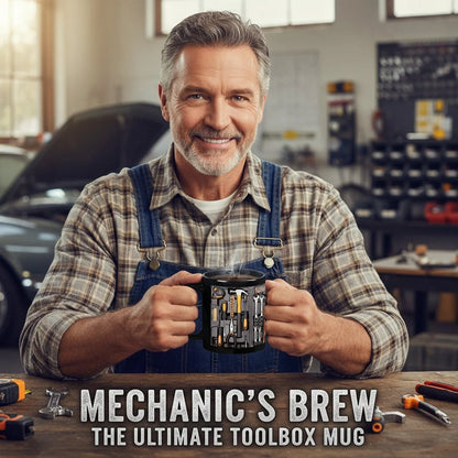 🔥【45% OFF】☕Šalica u obliku kompleta alata za mehaničare