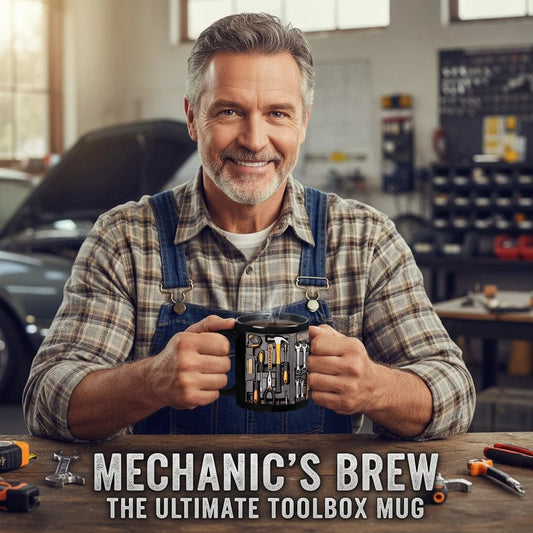 🔥【45% OFF】☕Šalica u obliku kompleta alata za mehaničare