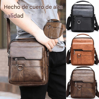 🔥【Agotado pronto】Bolso de moda casual de piel de vaca para hombre