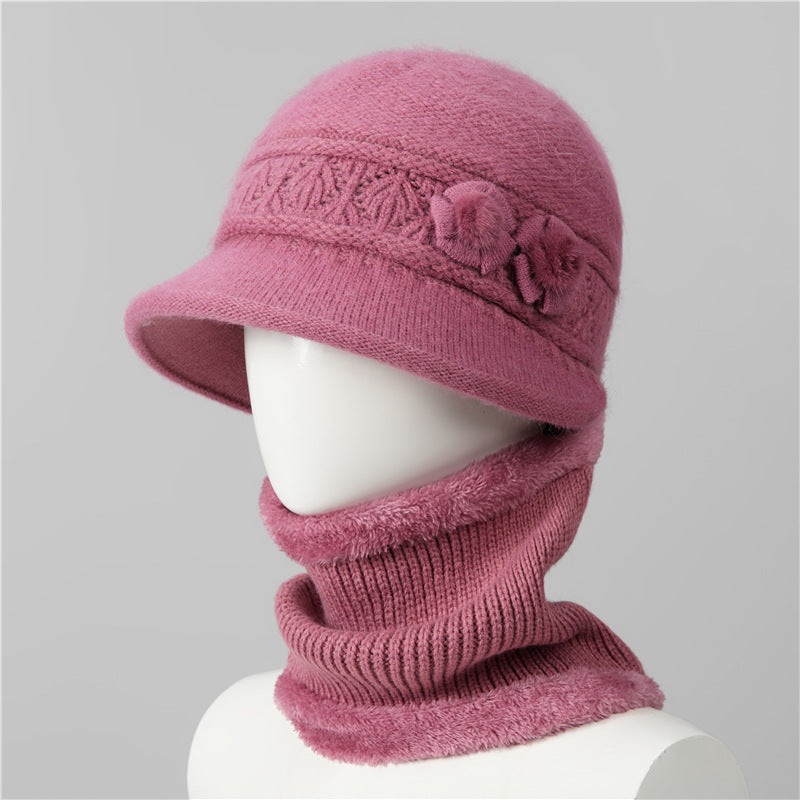 🧶Kapa + šal🧶 Topli zimski pratitelj: topla pletena vunena kapa