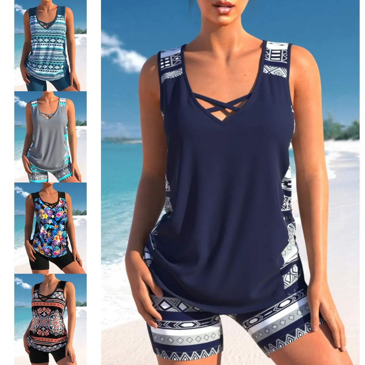 👙【S-5XL】Dvoudílné sportovní plavky pro ženy