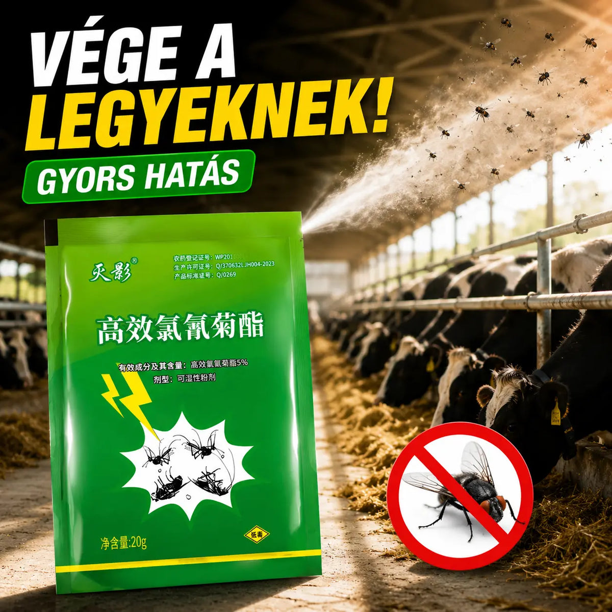 🦟【10 darab 8900 Ft-ért】❌Kifejezetten a szúnyogok és legyek farmokon való irtására tervezték, egy csomag elpusztítja a bolhákat/sáskákat/csótányokat/legyeket/szúnyogokat!