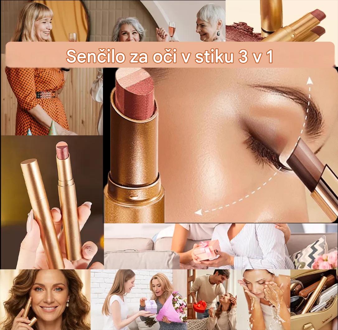 ✨ Senčilo za oči v stiku 3 v 1 – takojšen lesk, lifting učinek in dolgotrajna obstojnost 💄