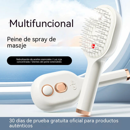 【30%OFF】💖💨Češalj s funkcijom prskanja jednim gumbom za učinkovito sprječavanje zapetljavanja kose.