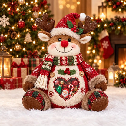 🎅 Újratölthető karácsonyi figurás ajándéktartó