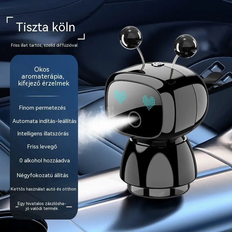 🚗【Hivatalos tanúsítvány】✅2026 Új autóillatosító dísz, Az autóval együtt indul és áll le, Intelligens szagsemlegesítés