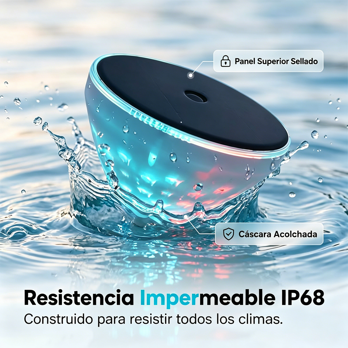 ☀️🐠 Плаваща слънчева лампа за басейн с проекция на рибки💡💦