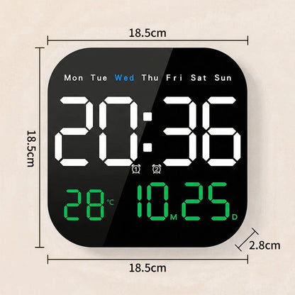 🕰️Eladások meghaladták az 50 000 darabot! 🛏️Időben korlátozott 40% kedvezmény! Digitális óra otthoni és irodai használatra.