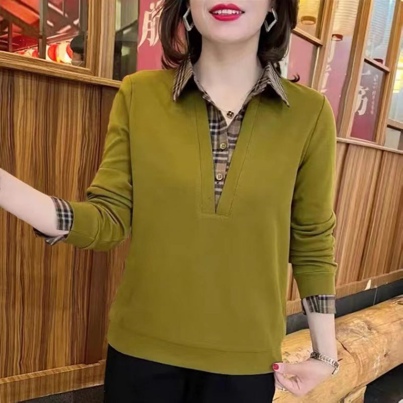 🔥 【M-5XL】2026.Baršunasta modna patchwork košulja novog stila