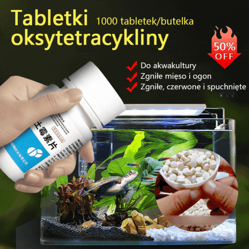 🕊️🐔🐷 【Kup jeden, drugi otrzymasz gratis】Leki weterynaryjne Oksytetracyklina Tabletki przeciwbakteryjne, przeciwzapalne i przeciwbiegunkowe