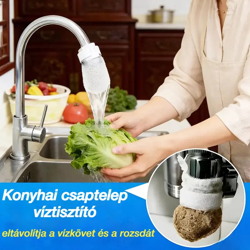 🚰 Konyhai csaptelep víztisztító, eltávolítja a vízkövet és a rozsdát 🍃