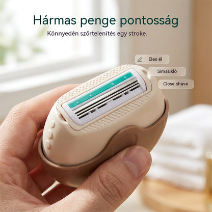 🔥Hordozható 3 rétegű szőrtelenítő forgó fedéllel