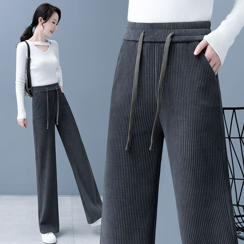 🔥【Kup jeden a jeden dostaneš zdarma】👖 Nové sametové ležérní kalhoty se širokýma nohama, velmi pohodlné na nošení.
