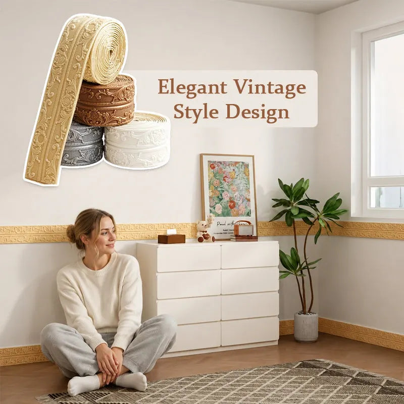 ✨Направи си сам декоративна бордюрна лента за стени и мебели