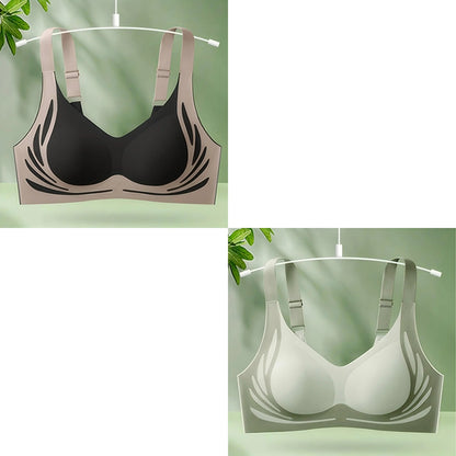 【30%off】😍【2 darabos készlet】Egyrészes vezeték nélküli női melltartó❤️【40-85kg】