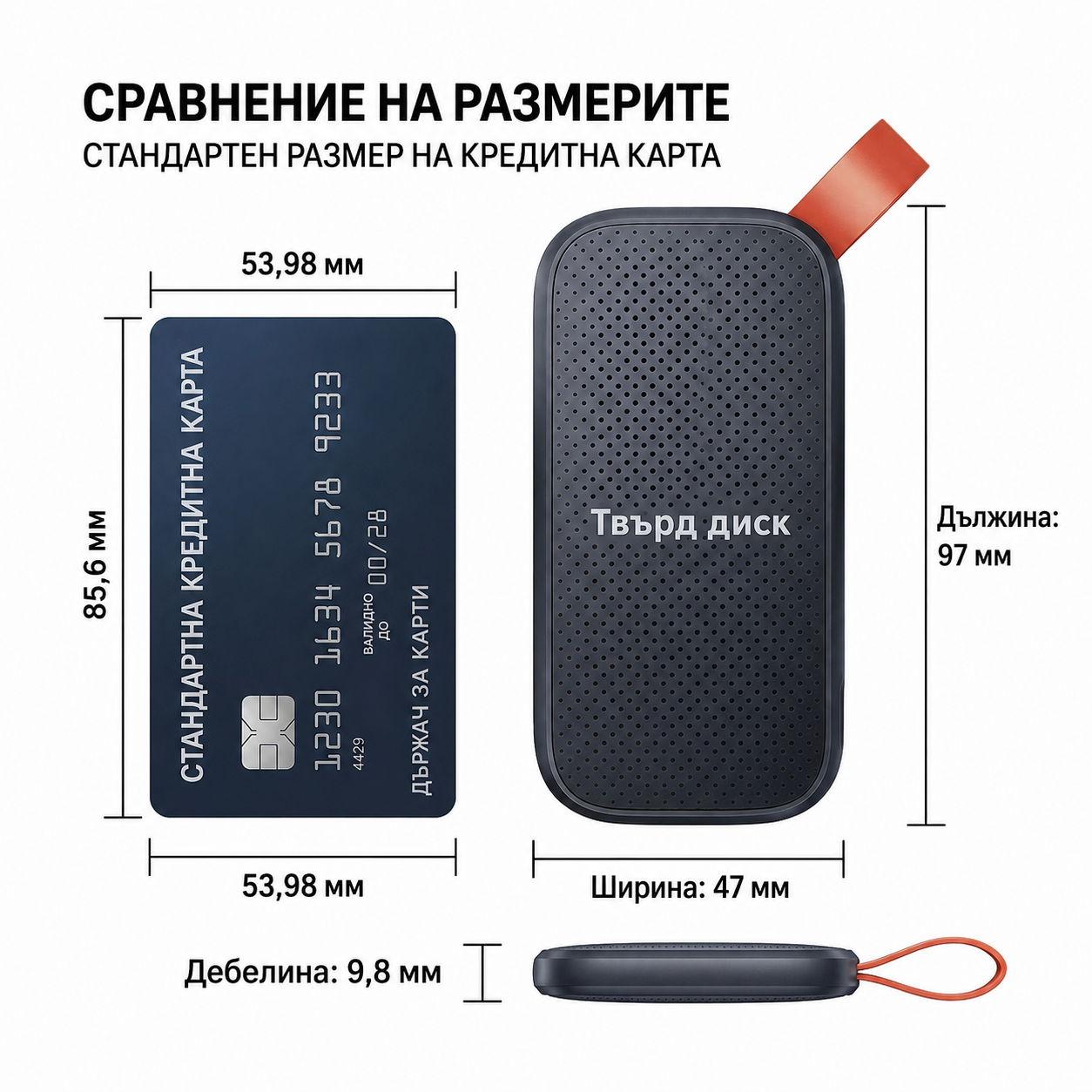 【Последен ден 🔥50% отстъпка】💥【128TB】 Високоскоростен мобилен твърд диск с голям капацитет