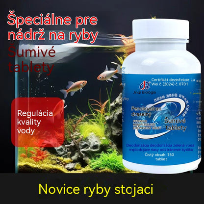 🐟【300 kapsúl】💧Šumivé tablety na čistenie vody v akváriách a jazierkach🔥