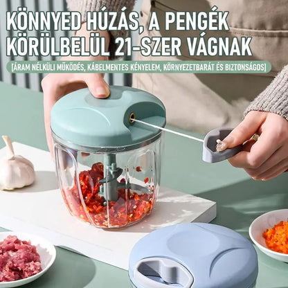 【🔥Hot Eladó】🧄🧀2026 Új nagysebességű aprító: Idő- és munkatakarékos konyhai robotgép