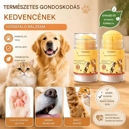 【3 üveg 8500 Ft】💧🐾 Hidratáló mancsbalzsam – 🐶 Kényeztesd kedvenced puha és egészséges mancsait