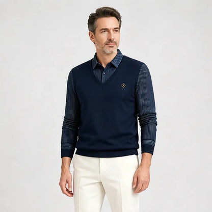 🔥👔【M-4XL】Moški dvodelni komplet iz vrhunskega kašmirja