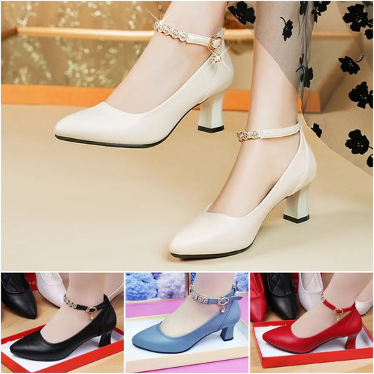 ✨👠【35-40】Nowe letnie modne buty na obcasie z miękką podeszwą 2025