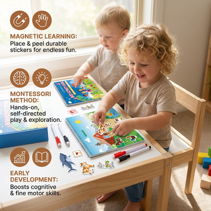 Montessori kniha aktivít pre deti – hravé učenie a raný vývoj