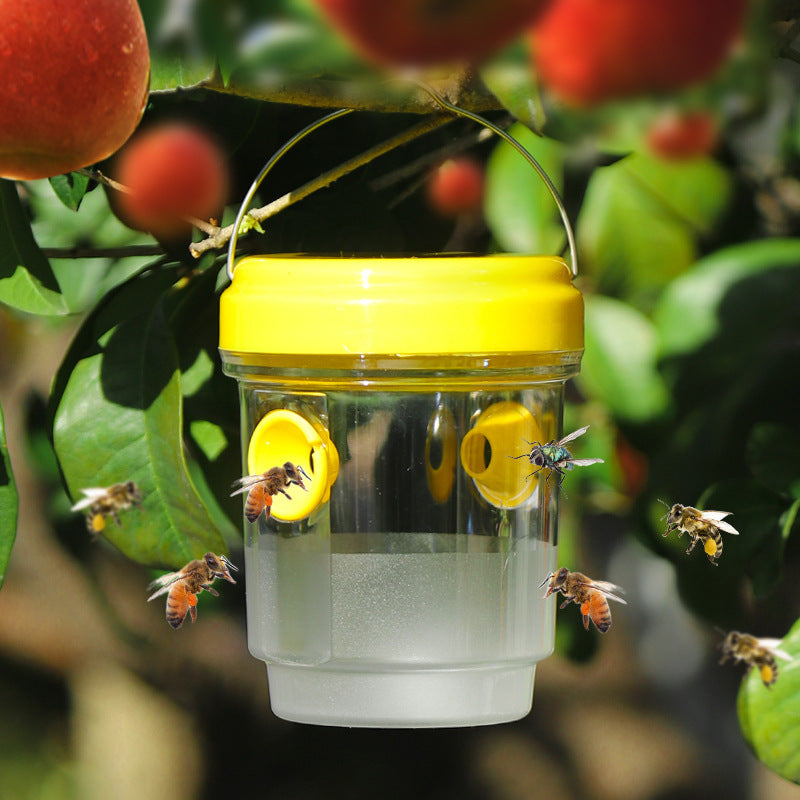 🐝☀️[2 артикула] Капан за оси със слънчева енергия за терасата и градината 🔋🌿 - ефективен, презареждаем и устойчив на атмосферни влияния - без химикали, до 500 м² - спестете сега!