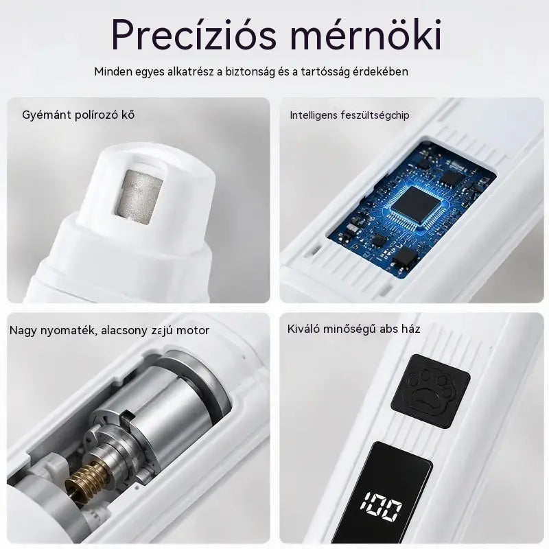 🔥【Kupte 1 a získejte 1 zdarma】🐱🐶 Elektrický pilník na nehty pro domácí mazlíčky s LED indikátorem napájení