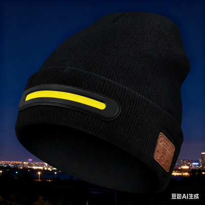 💥【Απίστευτη τιμή!】🔥🧢Επαναφορτιζόμενο σκούφο LED με Bluetooth，Κρατήστε ζεστό💡