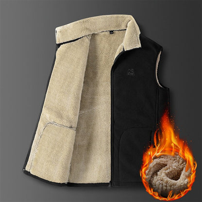 🔥【30% kedvezmény】🔥【M-5XL】🌨️🧥 Klasszikus meleg férfi mellény – Ősz és tél