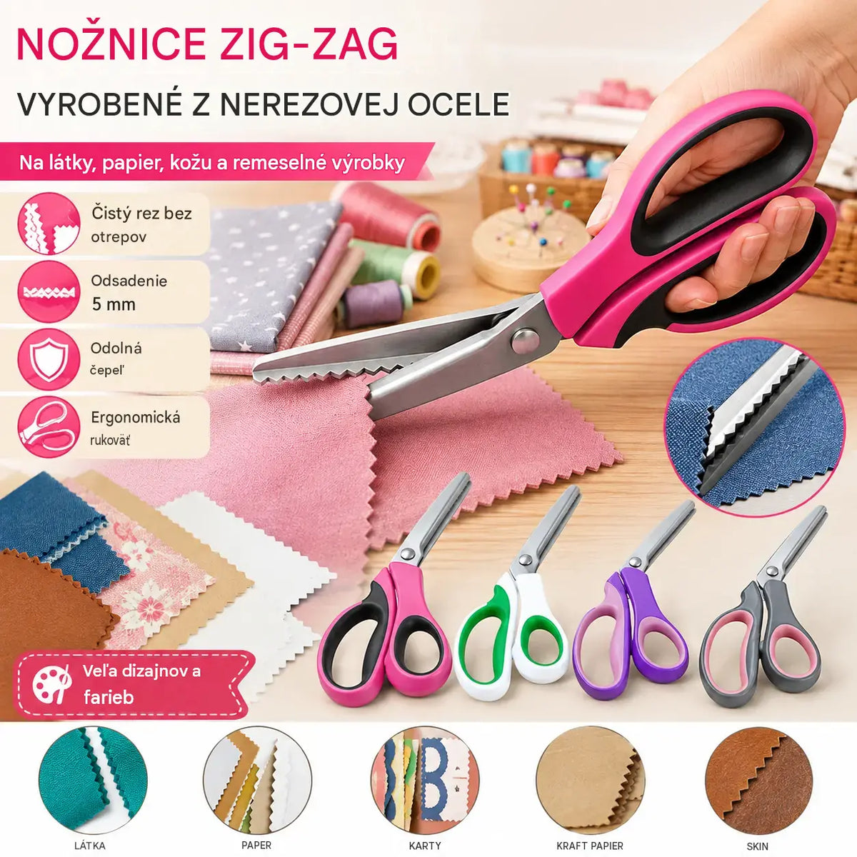 ✂️🌸Multifunkční řemeslné nůžky, snadno vytvořte nádhernou krajku!