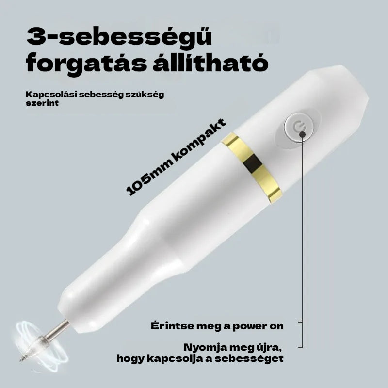 ✨💅Elektromos körömreszelő a körömlakk és az elhalt hámsejtek eltávolításához.