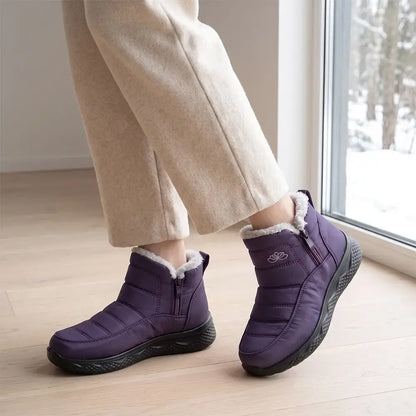 🧡【36-45-ös méretek】6 színű vízálló téli hótaposó vastag polár béléssel 😍