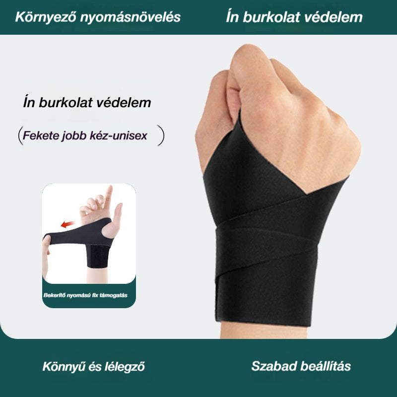 🏋️‍💪【Bal kéz + Jobb kéz】Légáteresztő és nyomás alatt megerősített vékony csuklópánt sporthoz és fitneszhez